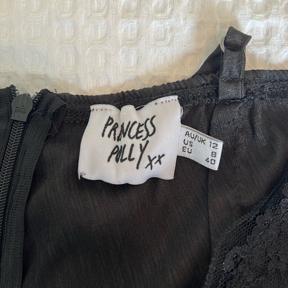 Princess Polly Dale Mini Dress Black - Picture 3 of 4